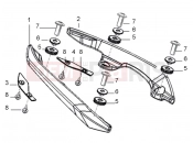Rear handles assembly - Derbi ETX 150 2019