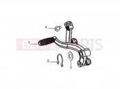 Shift pedal - Derbi ETX 150 2019