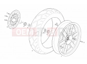 derbi Rambla 300 Rear wheel