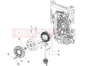 Flywheel magneto - Derbi Sonar 125 2011