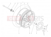 Front wheel - Derbi Sonar 125 2011