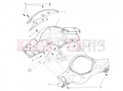 Handlebars coverages - Derbi Sonar 125 2011