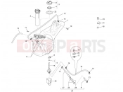 Benzin tank - Derbi Sonar 50 2T 2009