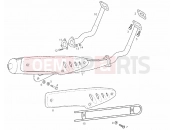 DERBI Variant Courier 50 exhaust pipe
