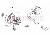 DERBI Variant Courier 50 Cdi magneto assy