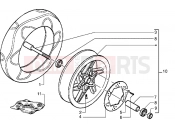 gilera DNA 125 Front wheel