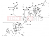 gilera 2006 DNA 50 Brakes pipes - Calipers