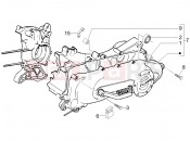 gilera 2006 DNA 50 Crankcase cover - Crankcase cooling