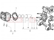 gilera 2006 DNA 50 Cylinder-piston-wrist pin unit