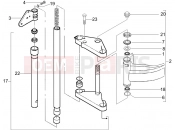 gilera 2006 DNA 50 Fork/steering tube - Steering bearing unit
