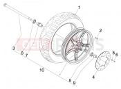 gilera 2006 DNA 50 Front wheel