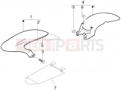 gilera 2006 DNA 50 Wheel huosing - Mudguard
