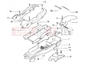 gilera DNA GP Experience Rear mudguard-undersaddle