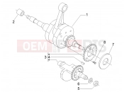 gilera 2008 Fuoco 500 Crankshaft