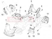 gilera 2009 Fuoco 500 Handlebars coverages