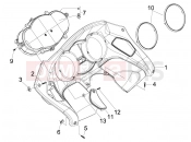 gilera 2009 Fuoco 500 Meter combination - Cruscotto