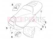 gilera 2009 Fuoco 500 Saddle/seats