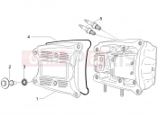 gilera 2011 Fuoco 500 Cylinder head cover