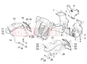 gilera 2012 Fuoco 500 Wheel huosing - Mudguard