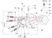 gilera 2013 Fuoco 500 Head unit - Valve