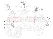 gilera 2013 Fuoco 500 kezelőszervek - akkumulátor