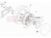 gilera 2014 Fuoco 500 Rear wheel