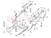 gilera 2014 Fuoco 500 Side cover - Spoiler