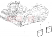 gilera 2013 Fuoco 500 LT Engine, assembly