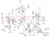 gilera 2013 Fuoco 500 LT Fork's components (Mingxing)