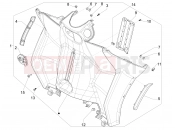 gilera 2013 Fuoco 500 LT Front glove-box - Knee-guard panel