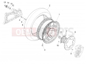 gilera 2013 Fuoco 500 LT Rear wheel