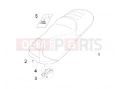 gilera 2013 Fuoco 500 LT Saddle/seats