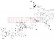 gilera 2014 Fuoco 500 LT Rear cover - Splash guard