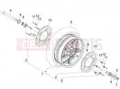 gilera 2007 GP 800 Front wheel