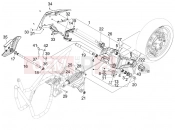 gilera 2007 GP 800 Rear suspension - Shock absorber/s