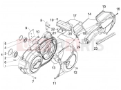 gilera 2008 GP 800 Crankcase cover - Crankcase cooling