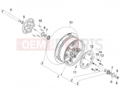 gilera 2008 GP 800 Rear wheel