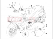 Selectors - Switches - Buttons - Gilera GP 800 2010