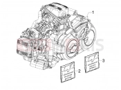 gilera 2009 GP 800 Centenario Engine, assembly