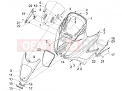 gilera 2009 GP 800 Centenario Front shield