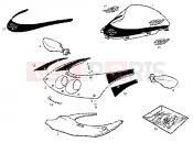 GILERA GPR 50 Handlebar covers-fairing