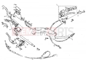 GILERA GPR 50 Handlebars component parts