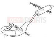 GILERA GPR 50 Silencer