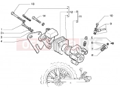 Rear brake caliper - Gilera H@k M.Y. 2001