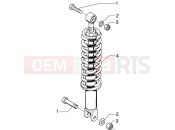 Rear suspension - Gilera H@k M.Y. 2001
