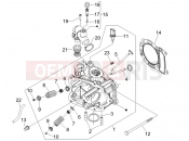gilera 2007 Nexus 125 Head unit - Valve