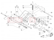 gilera 2007 Nexus 125 Swinging arm