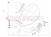 gilera 2007 Nexus 125 Windshield - Glass