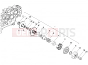 Driven pulley - Gilera Nexus 125 2008