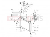 Cooling system - Gilera Nexus 250 2006